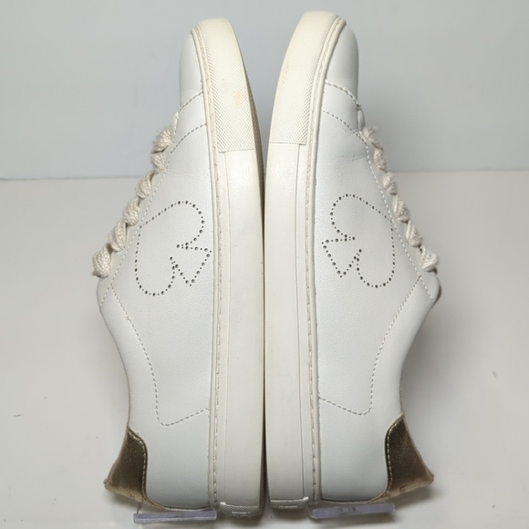 Kate Spade New York Angelise white leather sneakers womans size 8 EU 38.5 - Picture 6 of 16